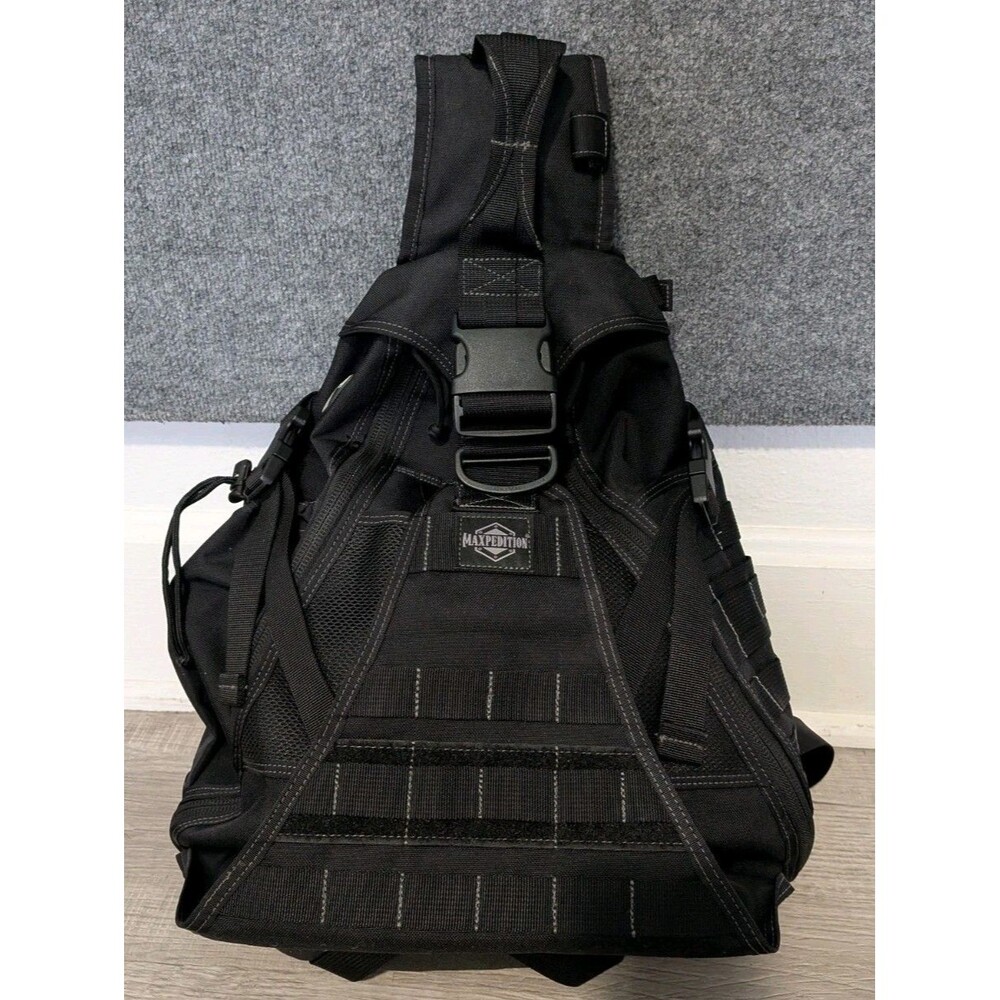 Maxpedition Monsoon Gearslinger Tactical Hard Use Gear Sling Backpack Bag Black